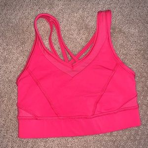 Hot Pink Lululemon Sports Bra Size 2